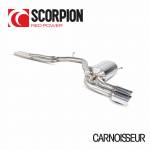 Scorpion Secondary cat back exhaust system (non-resonated) to fit Audi RS3
