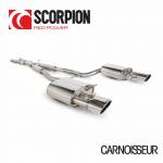 Scorpion Resonated cat-back system with vacuum valves to fit Audi RS4