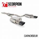 Scorpion Resonated cat-back system with vacuum valves to fit Audi RS4