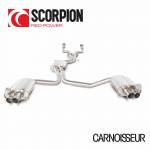 Scorpion Resonated cat-back system inc active exhaust valve to fit Audi RS4