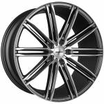 Transporter CC-I 20" Gunmetal Polished Alloy Wheels (Set of 4) to fit Volkswagen Transporter T5