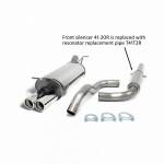 Jetex Half System (non-resonated with racepipe) to fit Audi A3